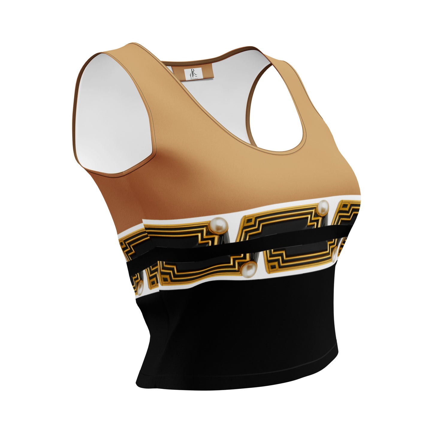 Pharaoh Crop Top - Nude