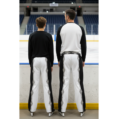 Unisex Two-Tone Wide-leg joggers