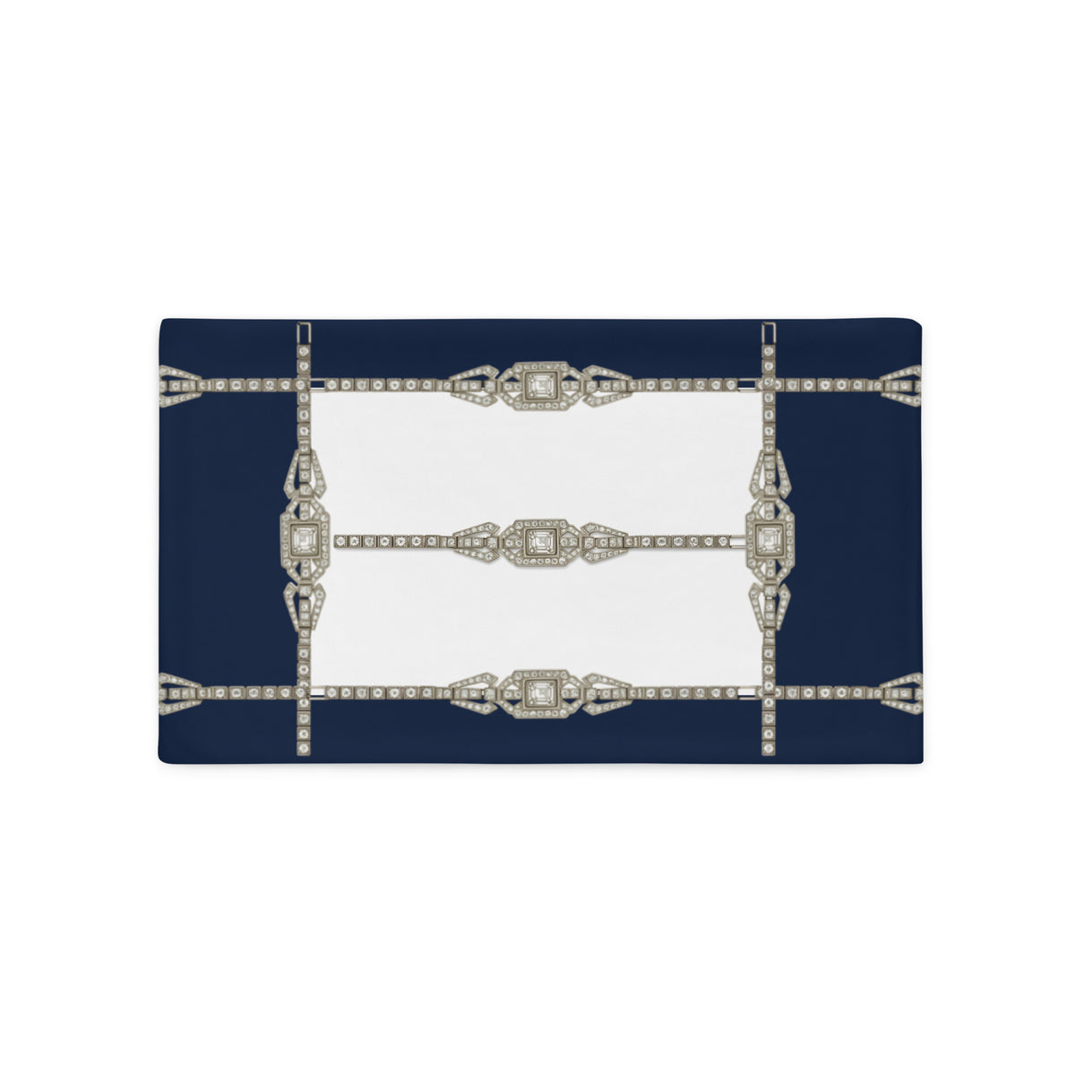 Art Deco Rhinestone Decorative Cushion Cover