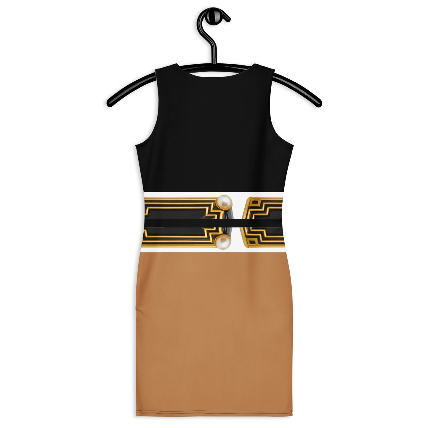 Pharaoh UPF 50+ Bodycon Dress-Black