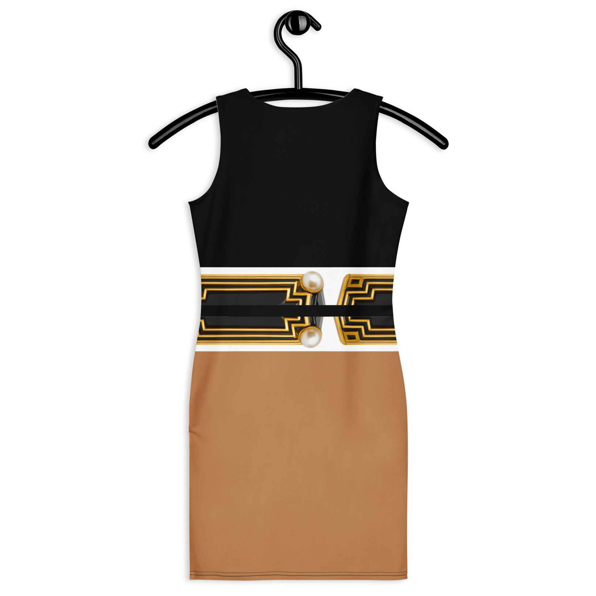 Pharaoh UPF 50+ Bodycon Dress-Black