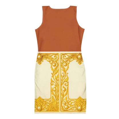 Baroque Wrap UPF50+ Bodycon Dress