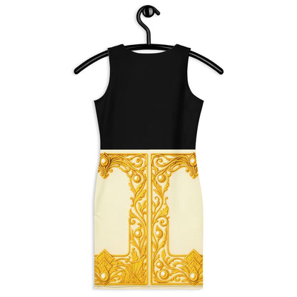 Baroque Wrap UPF50+ Bodycon Dress