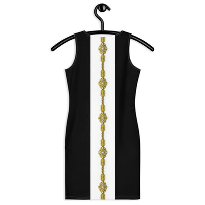 Gold Jewel Panel UPF50+ Bodycon Dress