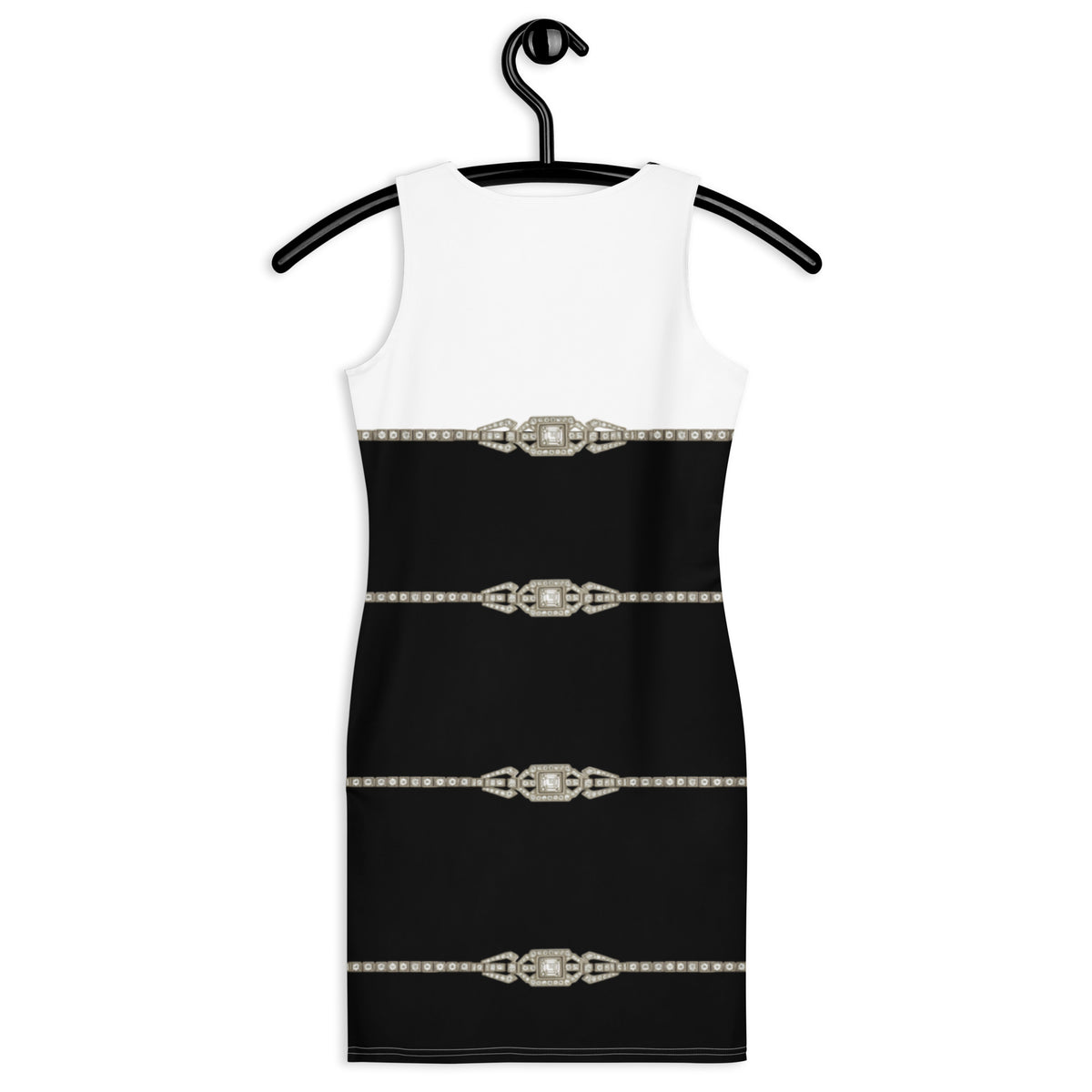 Duotone Rhinestone UPF 50+ Bodycon Dress