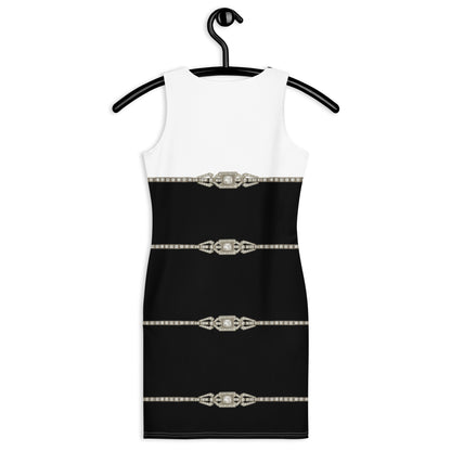 Duotone Rhinestone UPF 50+ Bodycon Dress