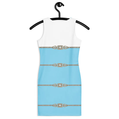 Duotone Rhinestone UPF 50+ Bodycon Dress
