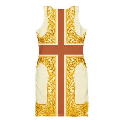Baroque Panel UPF 50+ Bodycon Dress