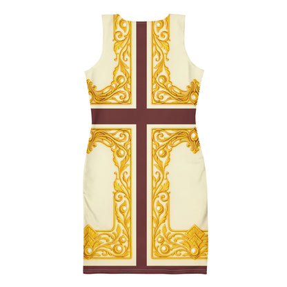 Baroque Crossback UPF 50+ Bodycon Dress