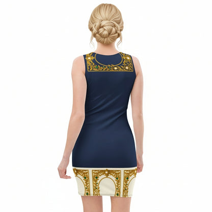 Gold Vine UPF 50+ Bodycon Dress