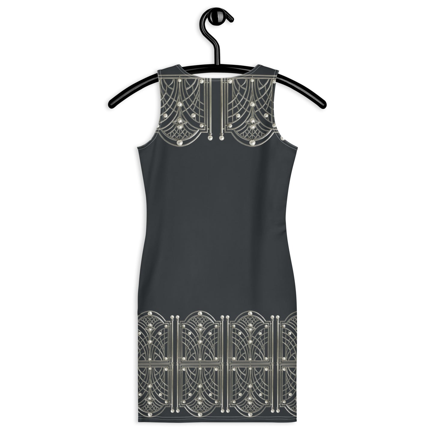 1920 Beaded Collar UPF 50+ Bodycon Dress