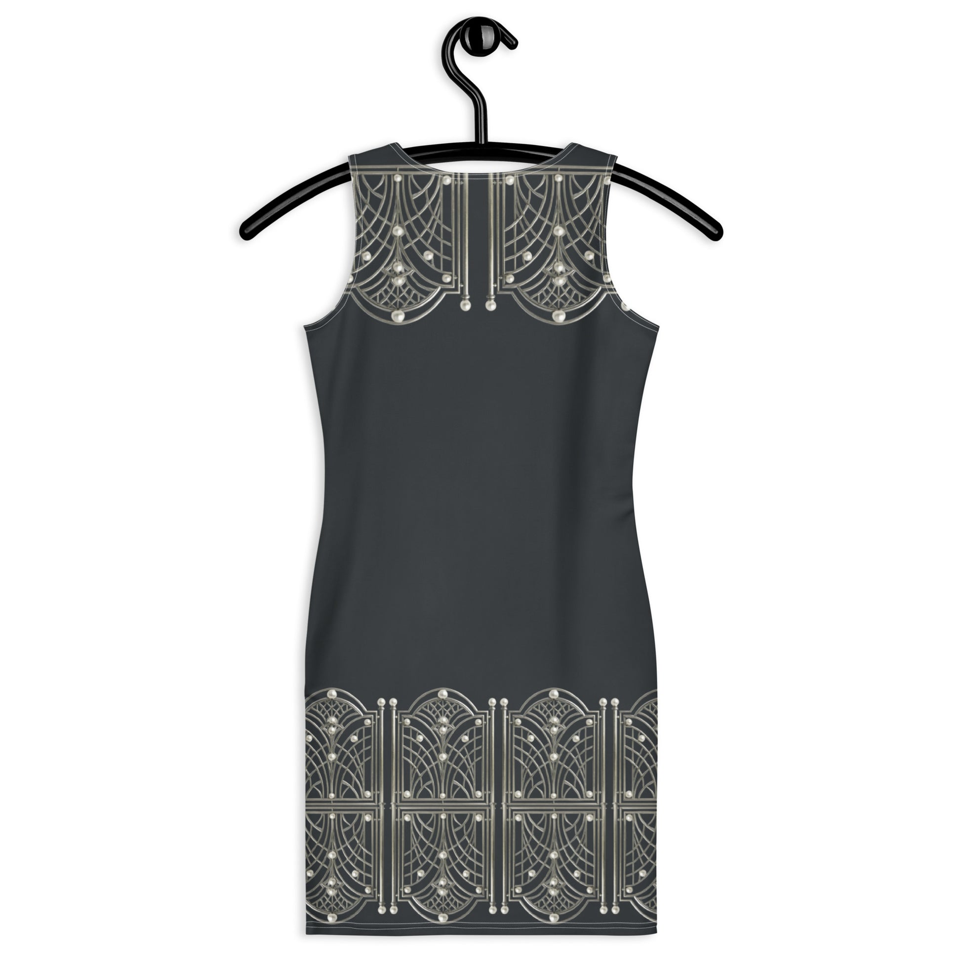 1920 Beaded Collar UPF 50+ Bodycon Dress