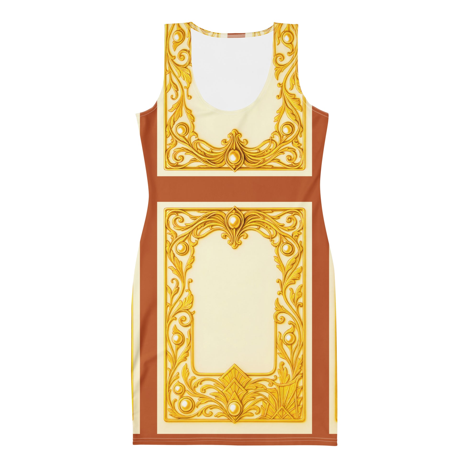 Baroque Crossback UPF 50+ Bodycon Dress Tenne