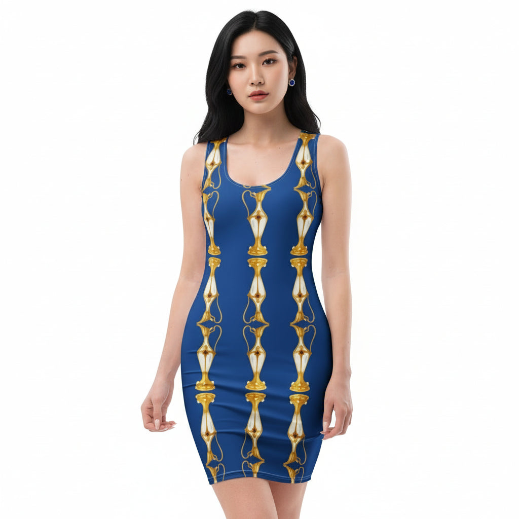 Gold Pitcher UPF 50+ Bodycon Dress