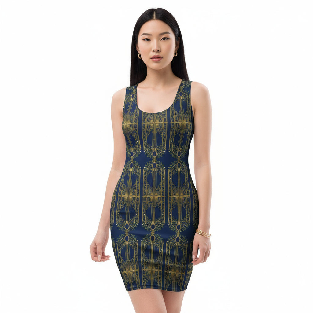 Floral Garden UPF 50+ Bodycon Dress