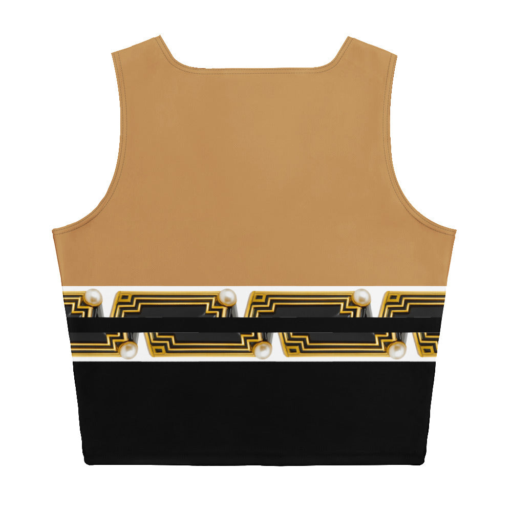 Pharaoh Crop Top - Nude