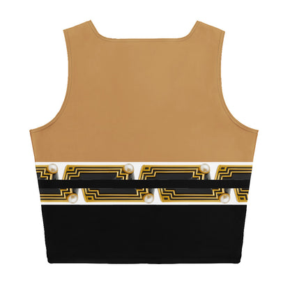 Pharaoh Crop Top - Nude