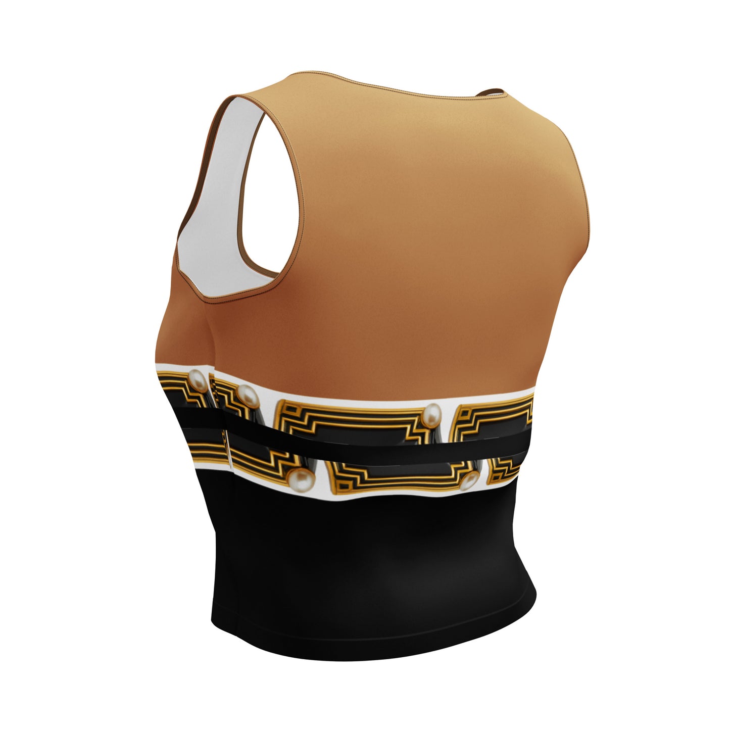 Pharaoh Crop Top - Nude