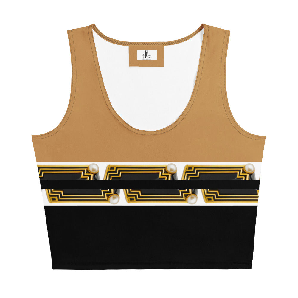 Pharaoh Crop Top - Nude XS