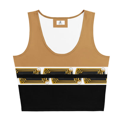 Pharaoh Crop Top - Nude XS