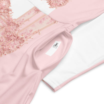 Pink Baroque Midi Dress