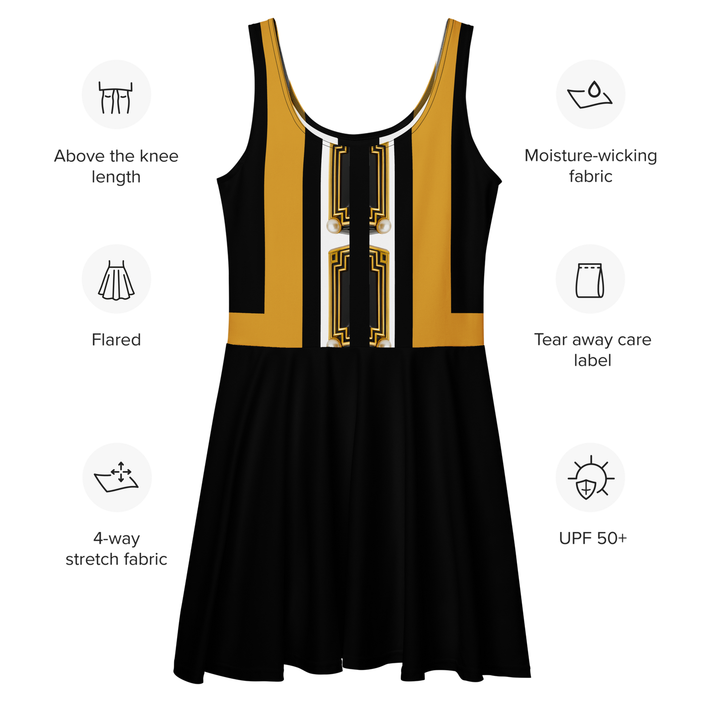 Gatsby Muse UPF50+ Skater Dress