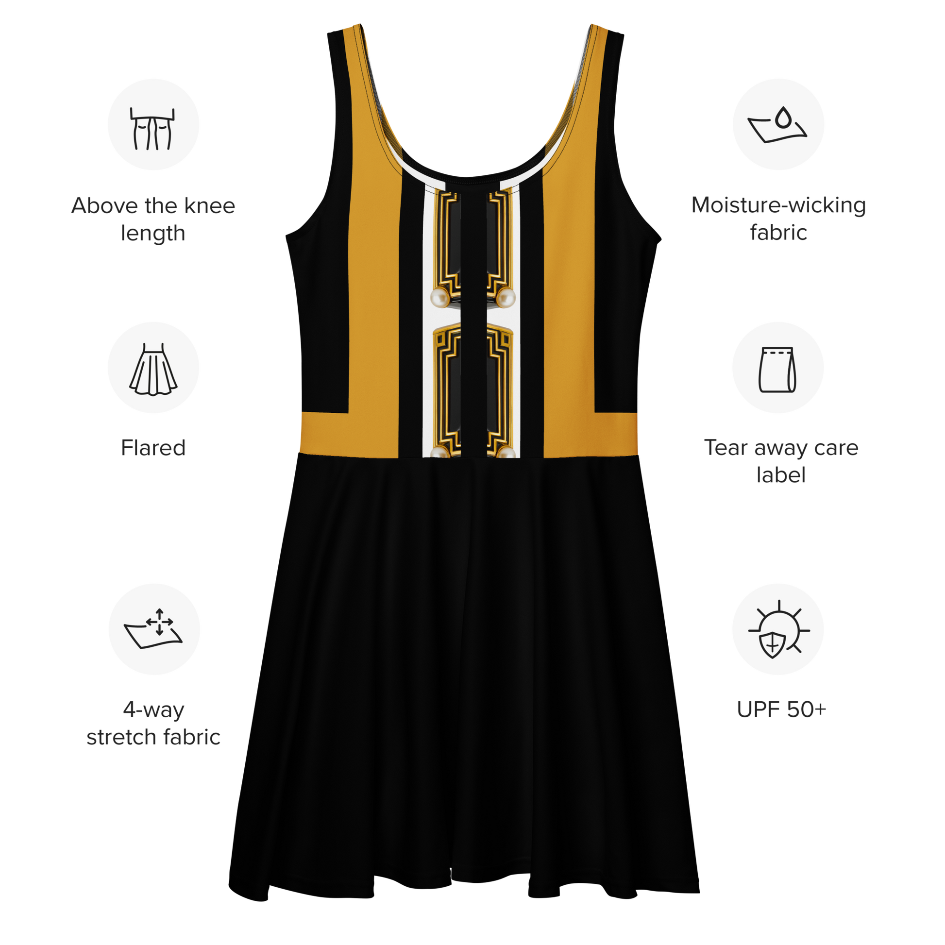 Gatsby Muse UPF50+ Skater Dress