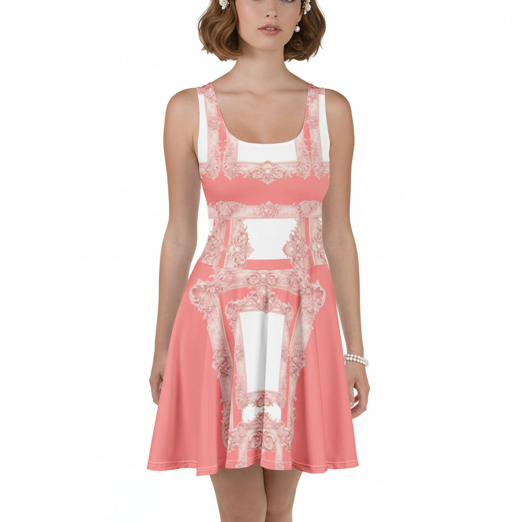 Pink Baroque UPF50+ Skater Dress