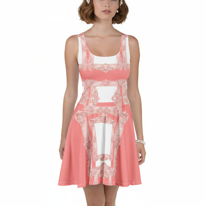 Pink Baroque UPF50+ Skater Dress