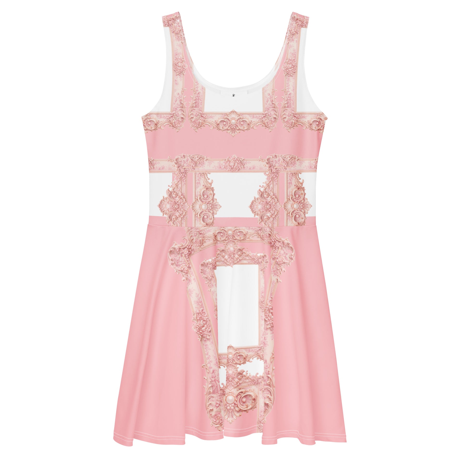Pink Baroque UPF50+ Skater Dress Pastel Pink