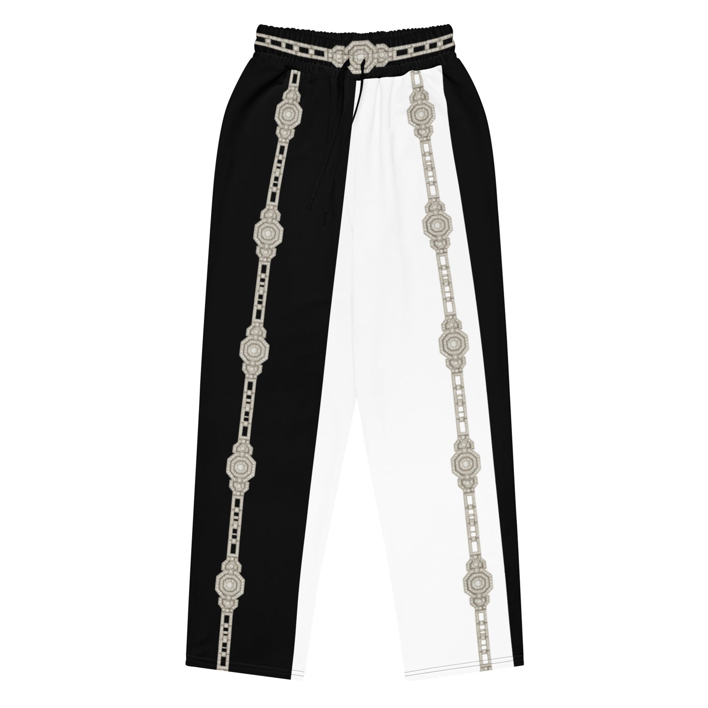 Unisex Two-Tone Wide-leg joggers 2XS