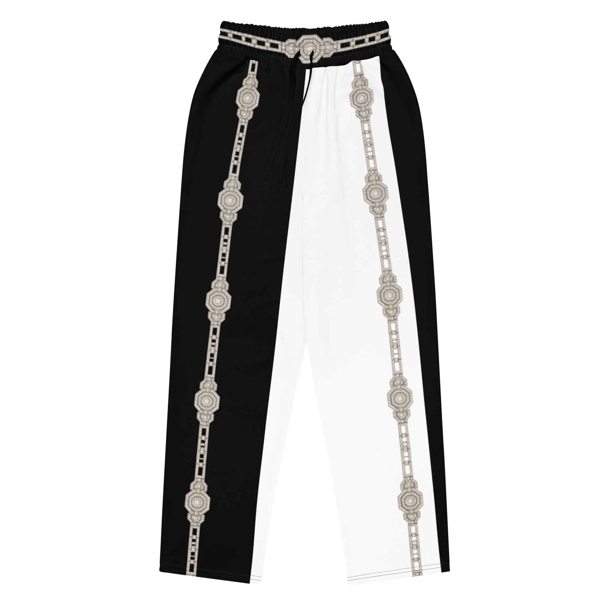 Unisex Two-Tone Wide-leg joggers 2XS