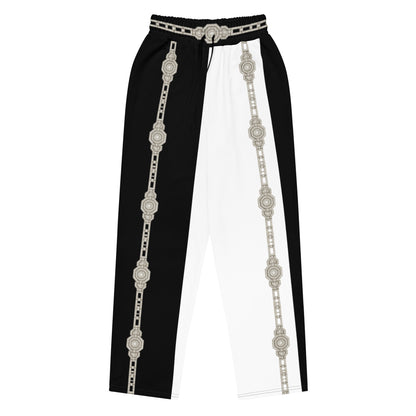 Unisex Two-Tone Wide-leg joggers 2XS