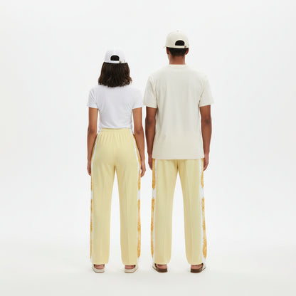 Unisex Yellow Baroque Wide-Leg pants