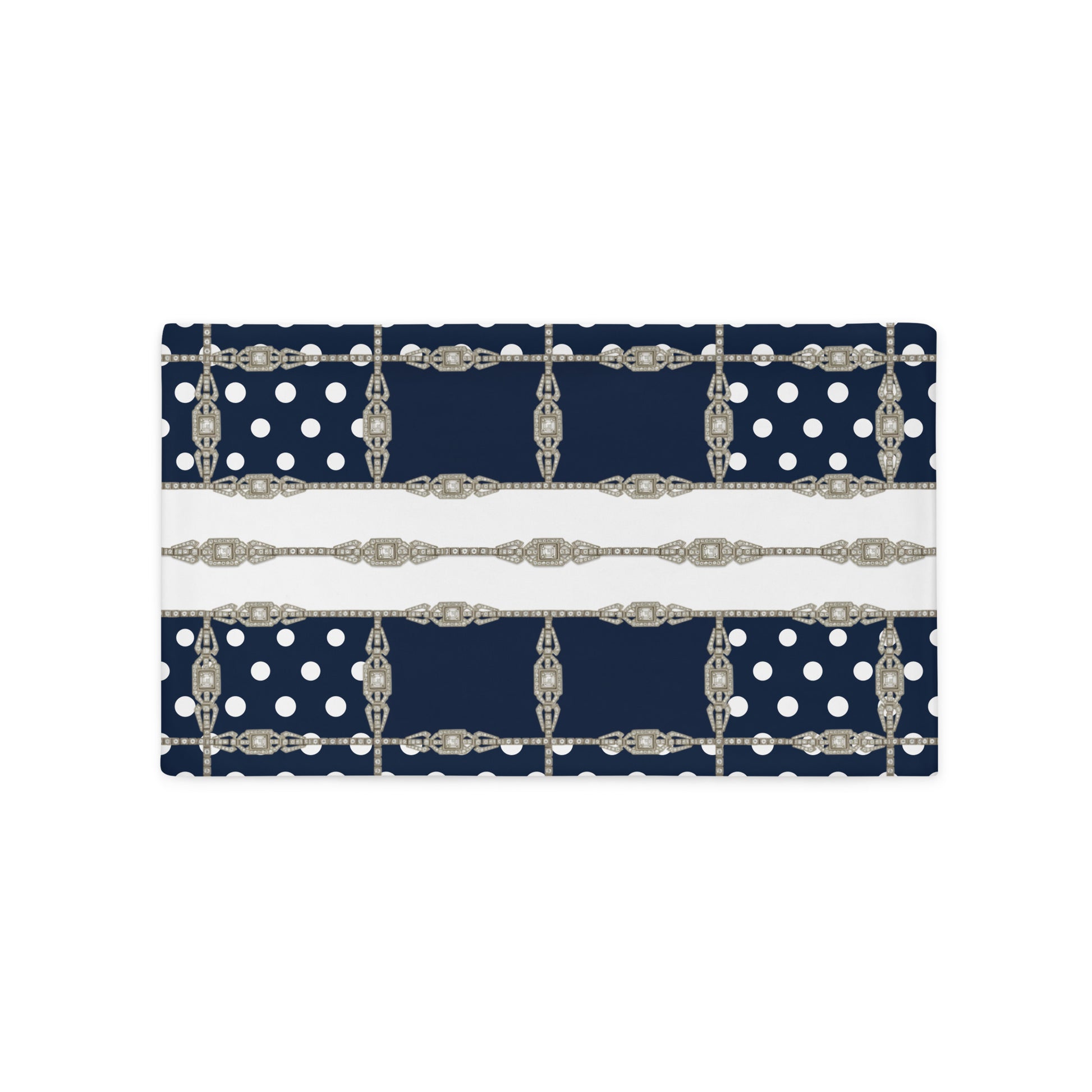 Art Deco Jewel Lattice Cushion Cover