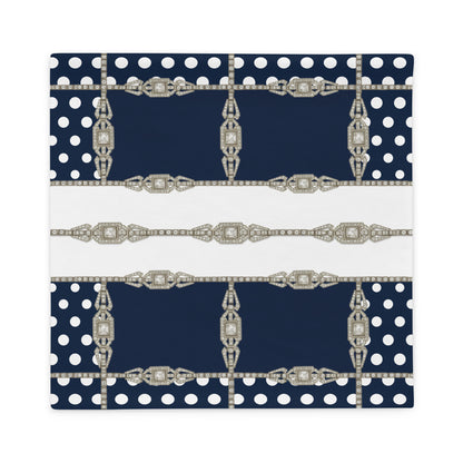 Art Deco Jewel Lattice Cushion Cover