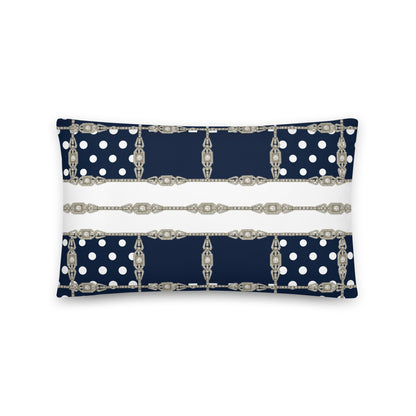 Art Deco Jewel Lattice Cushion Cover Cushion Cover 20″×12″