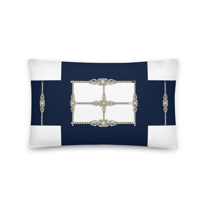 Art Deco Rhinestone Nautical Cushion Cover Cushion Cover 20″×12″