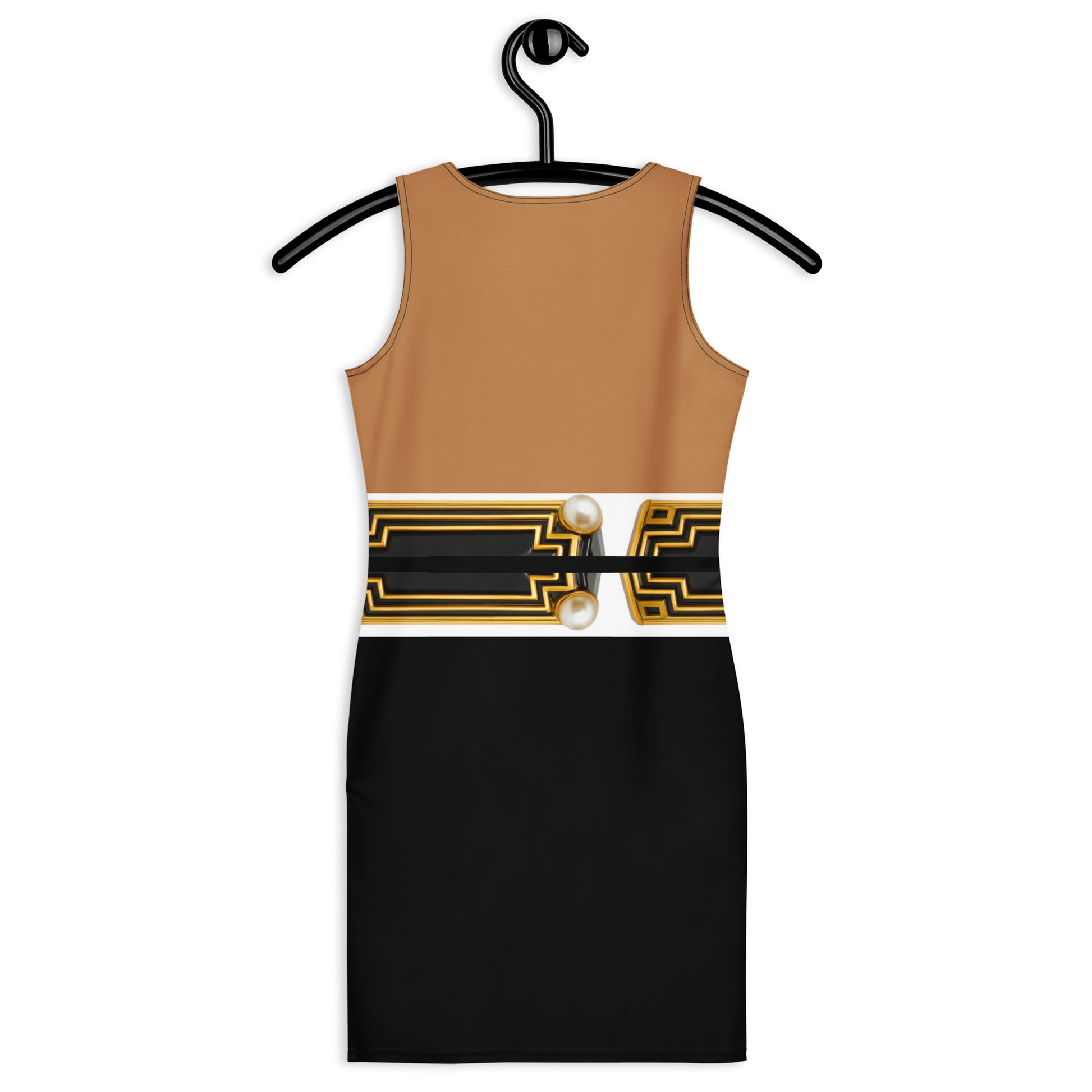 Pharaoh UPF 50+ Bodycon Dress-Nude