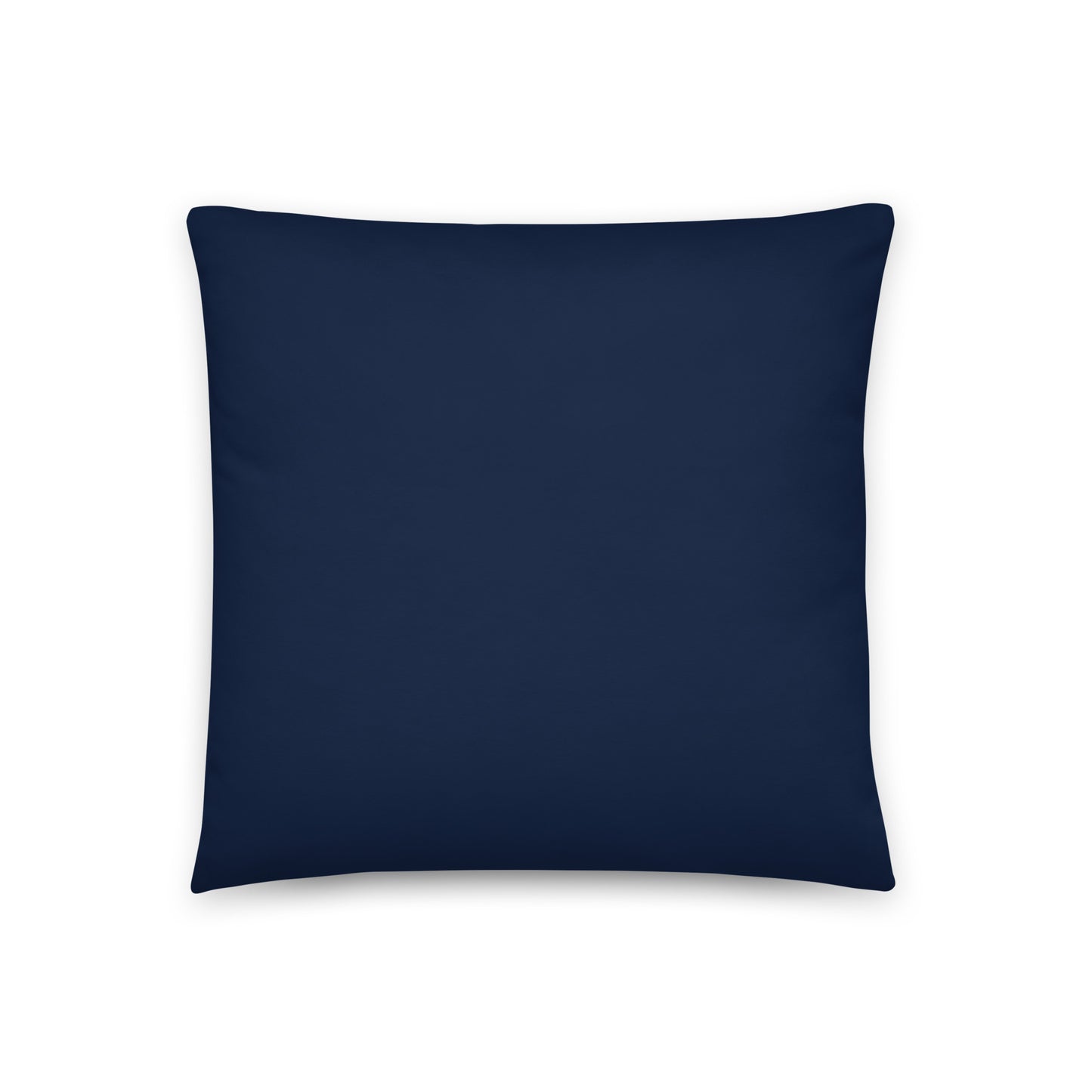 Navy Polkadot Reversible Cushion Cover