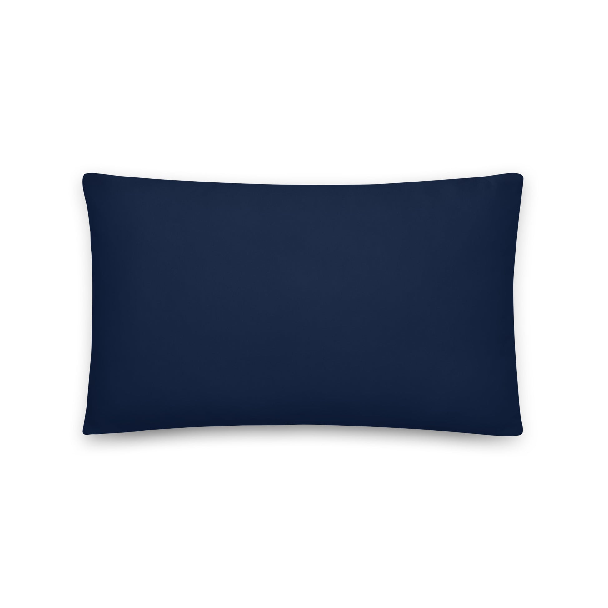 Navy Polkadot Reversible Cushion Cover