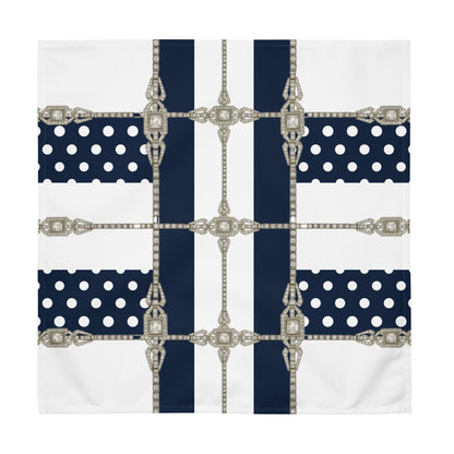 Polkadot Cloth Napkin Set - Navy