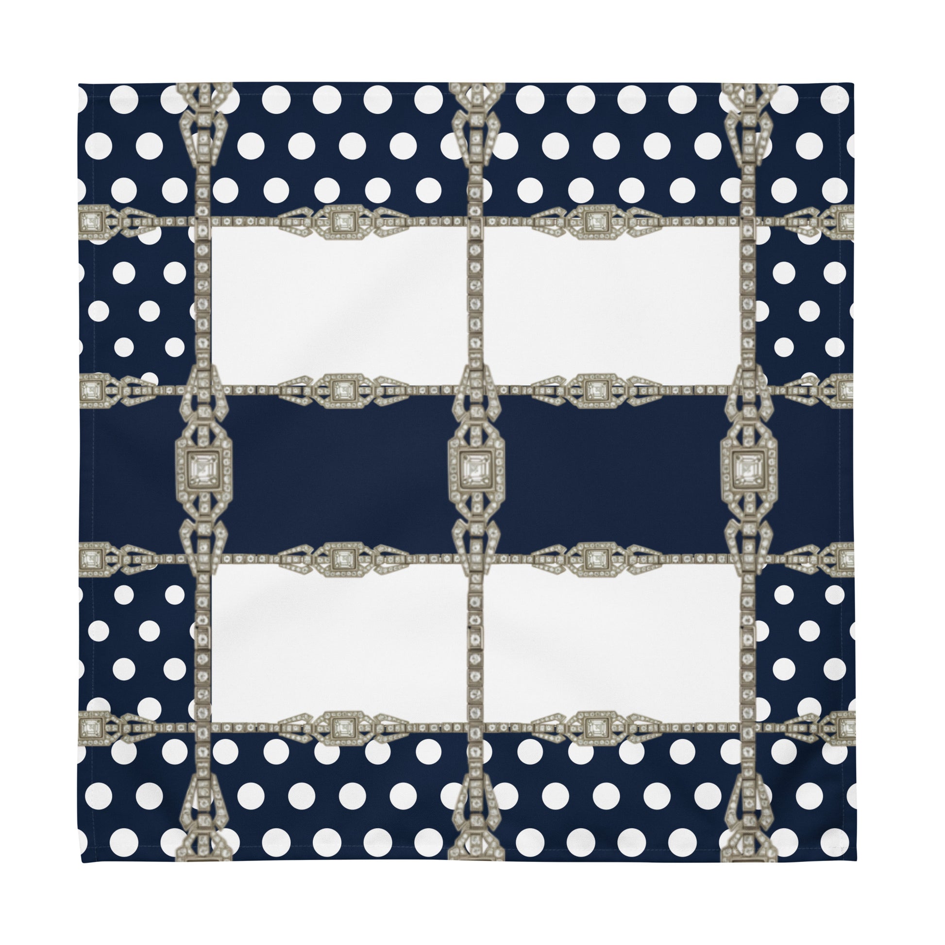 Polkadot Cloth Napkin Set - White