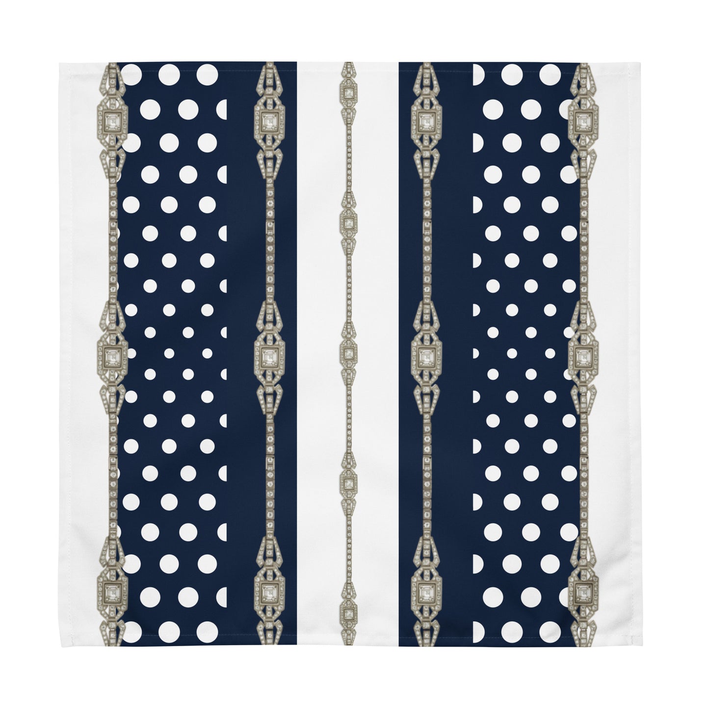 Polkadot Cloth Napkin Set - Navy Default Title