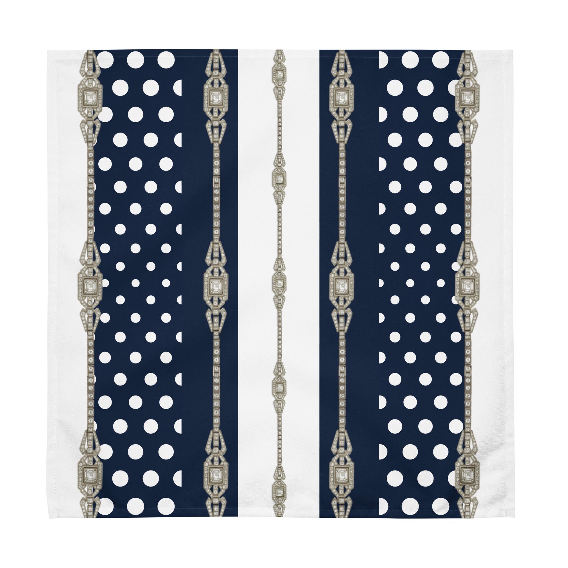 Polkadot Cloth Napkin Set - Navy Default Title