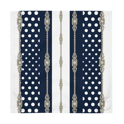 Polkadot Cloth Napkin Set - Navy Default Title