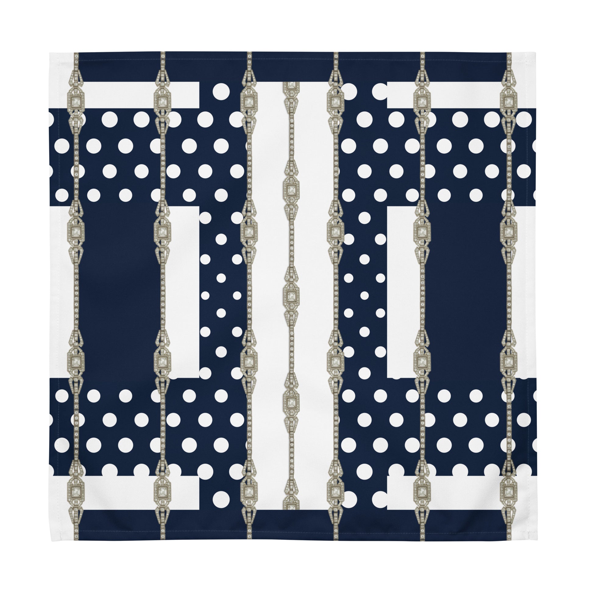 Polkadot Cloth Napkin Set - White Default Title