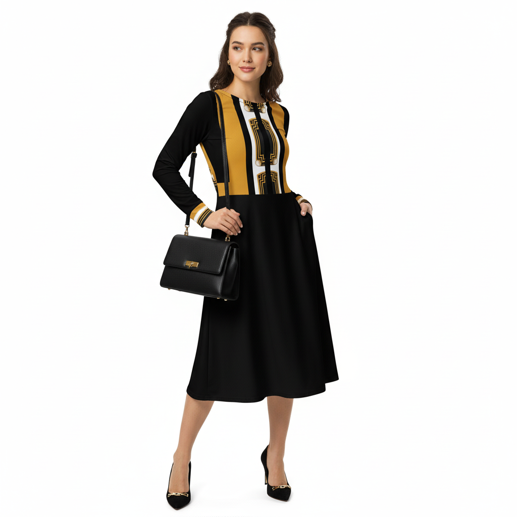 Gatsby Muse Midi Dress