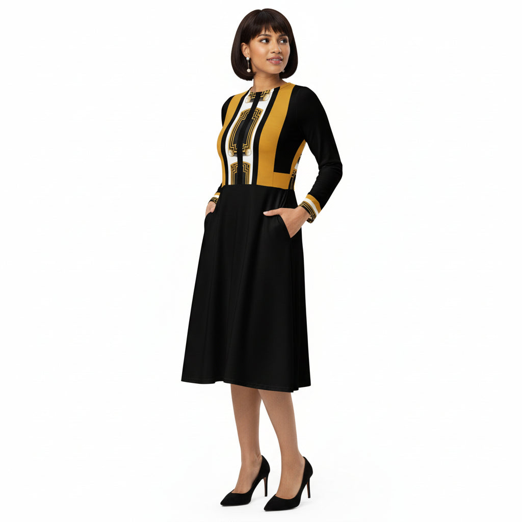 Gatsby Muse Midi Dress
