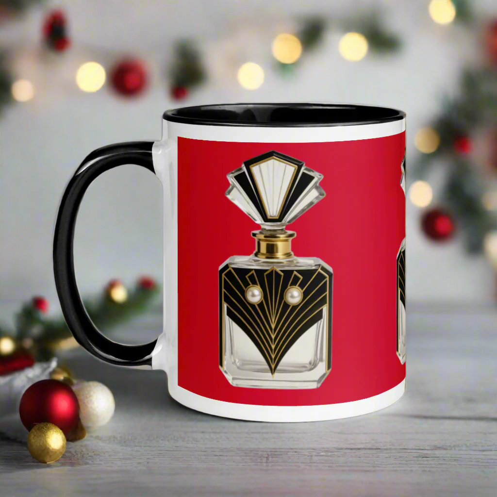 Art Deco perfume Mug - Hawk